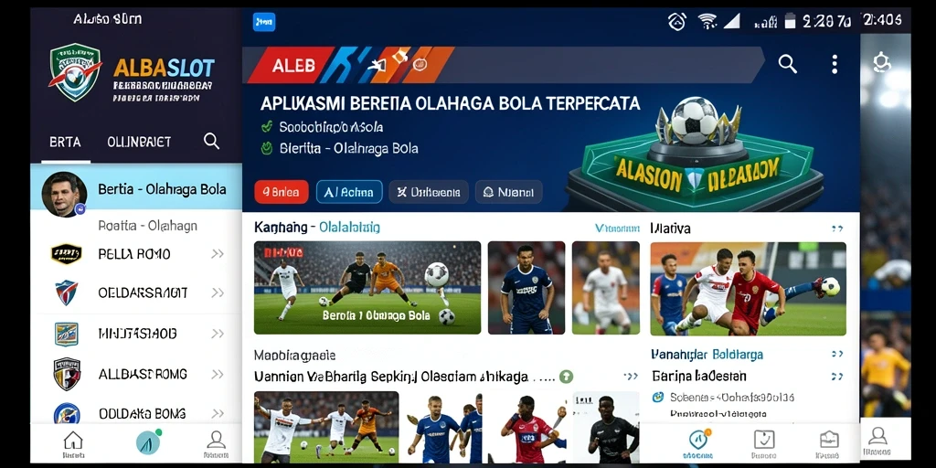 Antarmuka aplikasi ALBASLOT yang menarik dan informatif.