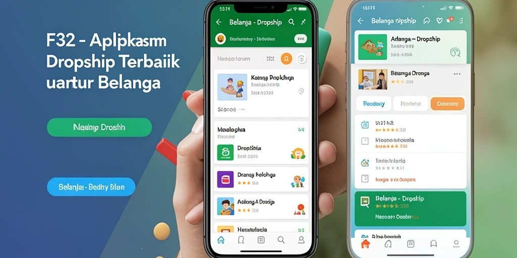 Antarmuka F32 yang intuitif untuk aplikasi Dropship.