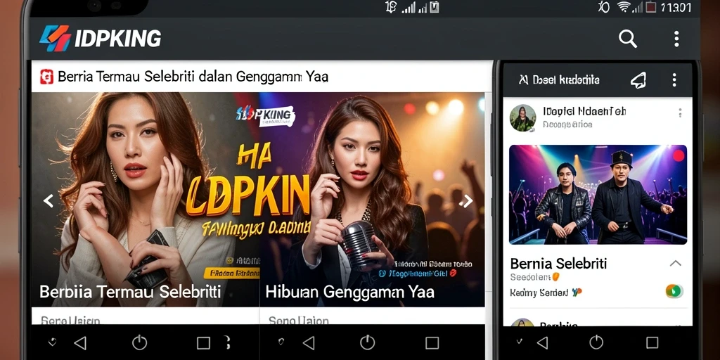 Antarmuka aplikasi IDPKING yang modern dan informatif.