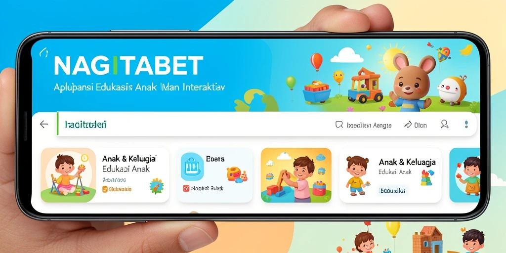 Antarmuka aplikasi NAGITABET yang interaktif dan edukatif.