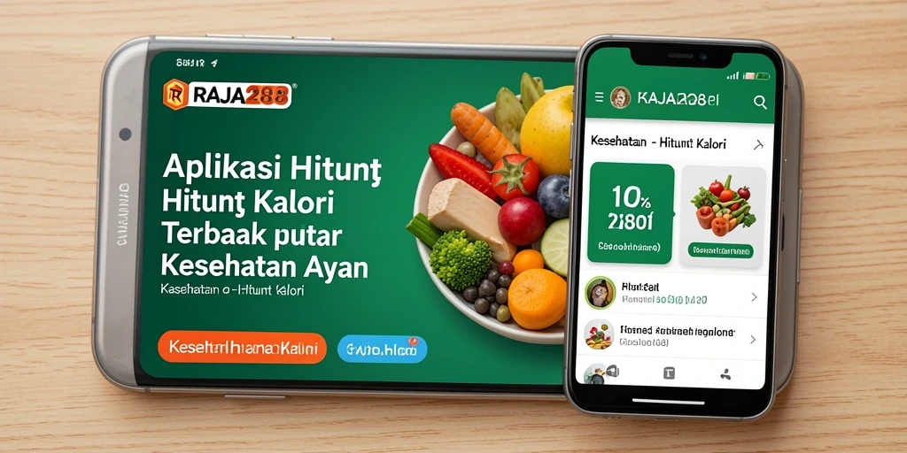 Tampilan antarmuka RAJA288 saat menghitung kalori makanan.