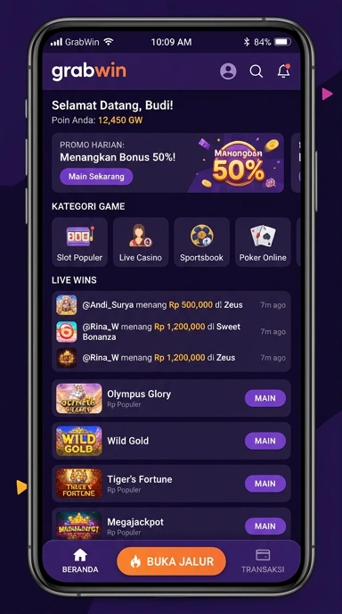 Link Alternatif Grabwin untuk Pengguna Android